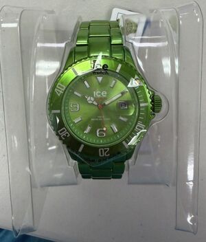 Ice Watch Alu Metallic Green Unisex Watch AL.GN.U.A.12 NOS Original Box